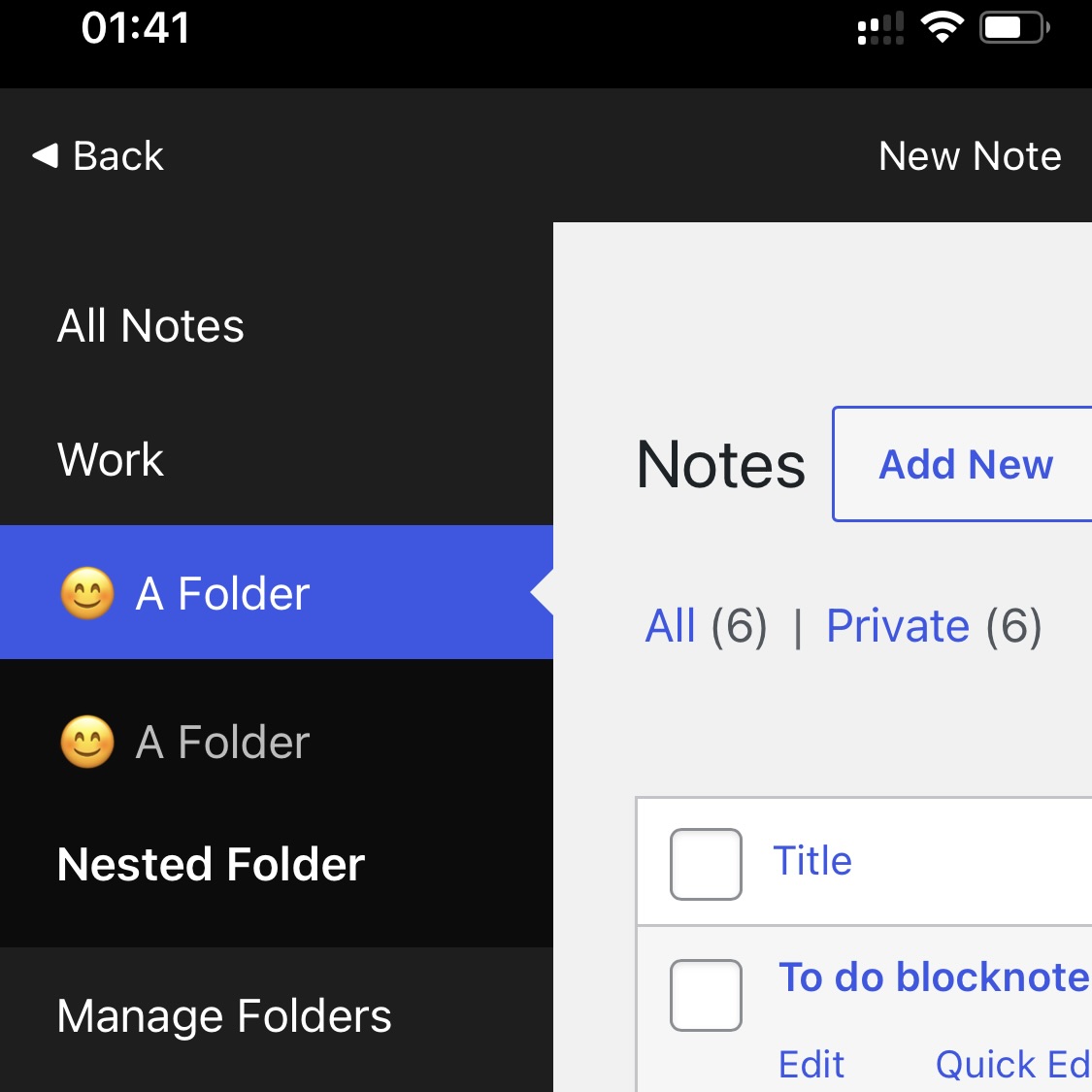 Blocknotes is available for beta testing! 🚧 Even though I already use it for my notes, be careful! Normally, if the app freezes, your notes should be safe in iCloud Drive.

This release comes with a new feature: folders!

testflight.apple.com/join/1LHlA8uA
