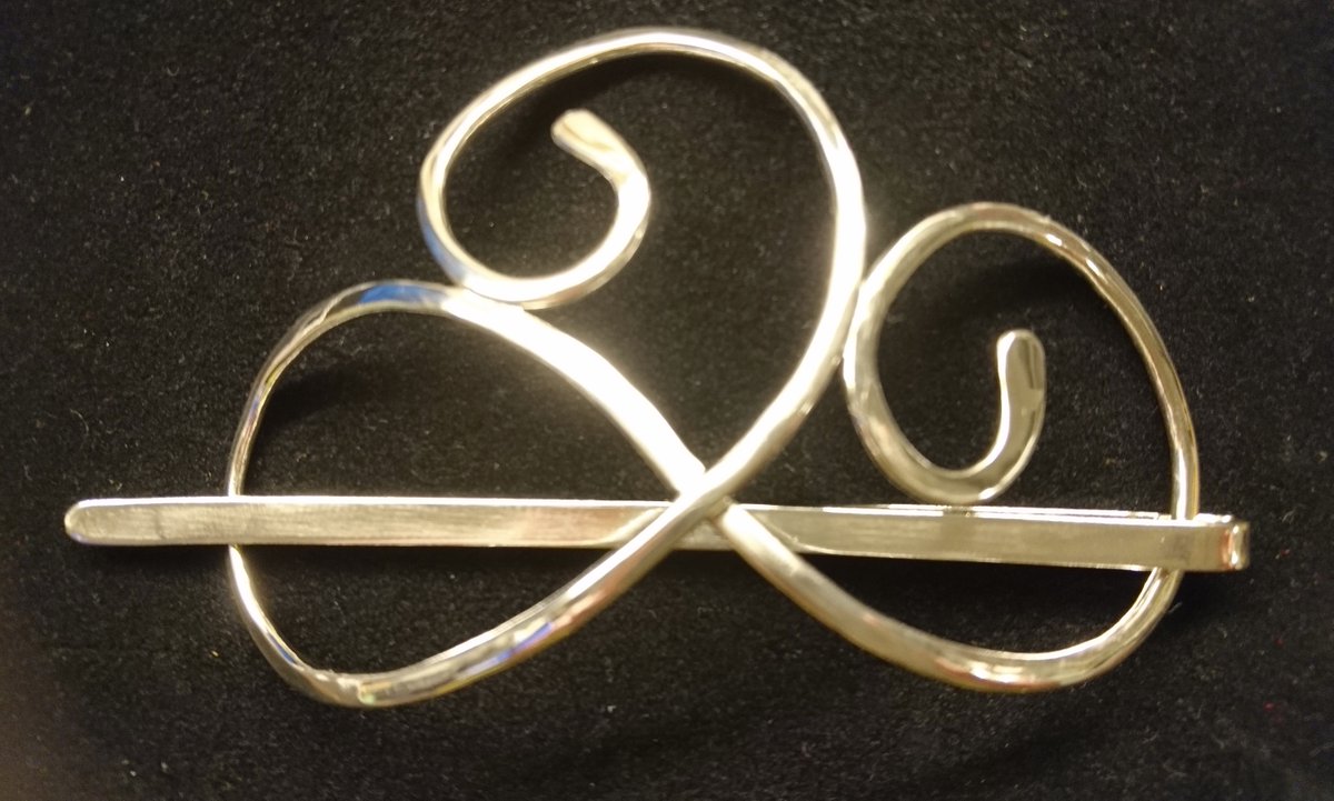 Handcrafted hair clip in 925 silver #lovecreativity  yourdesign-nordic.dk
