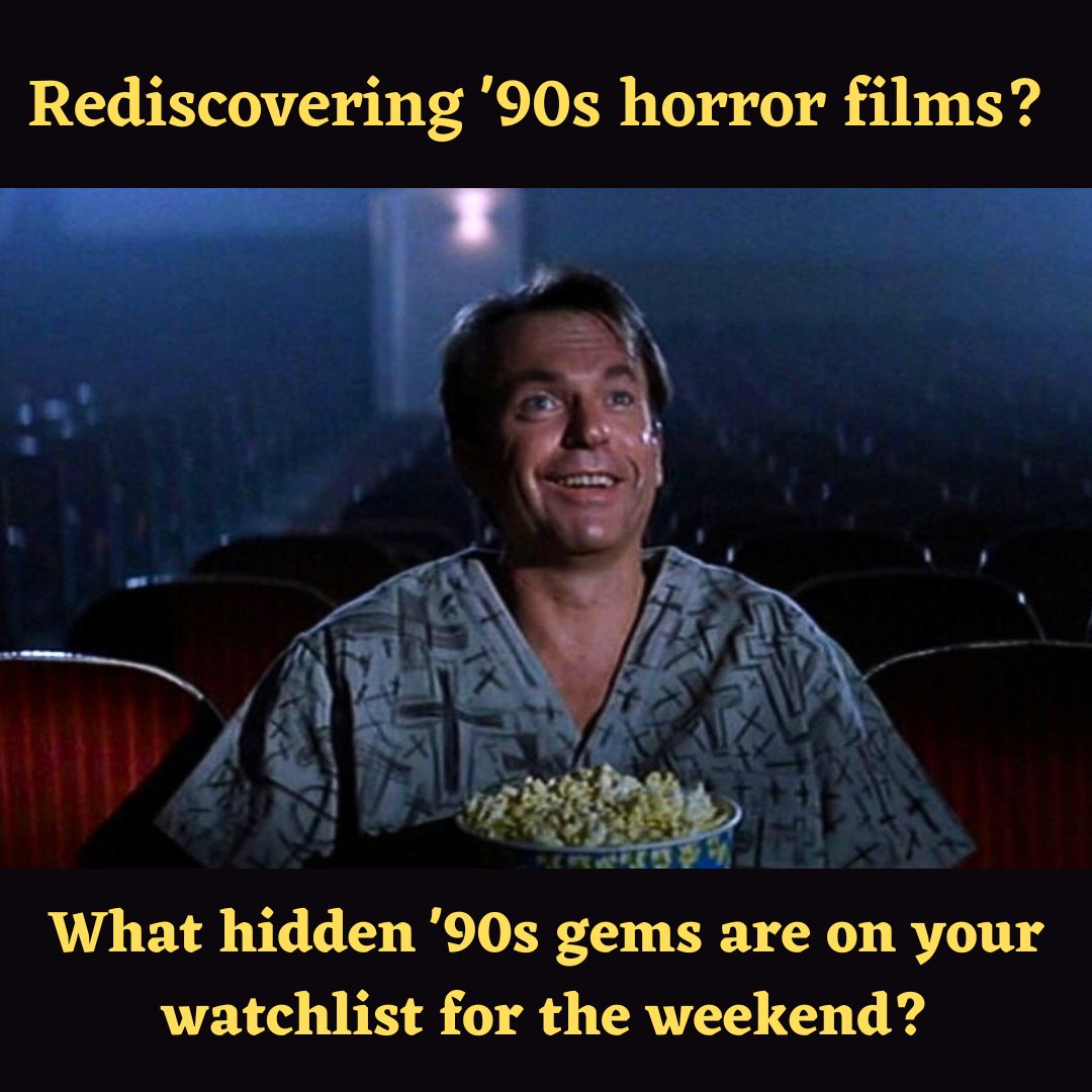 Rediscovering the '90s horror scene? Tell us, what hidden gem have you unearthed that's on your watchlist for this weekend? Excited to hear your '90s horror picks! 🎬🍿👻

#90sHorror #MovieNight #90s #horror #horrorfan #movies #InSearchofDarkness #90smovies #horrorcommunity