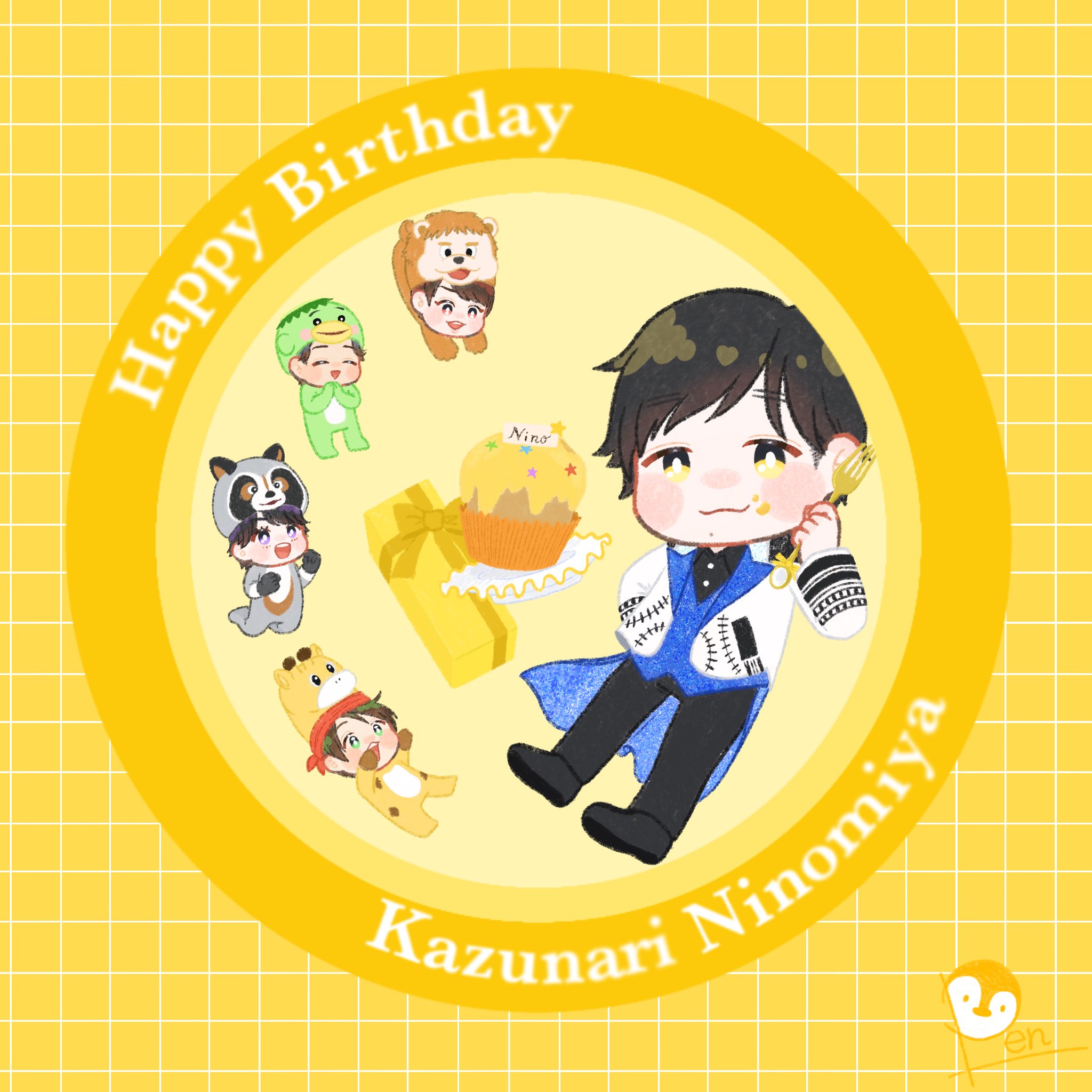 Happy Birthday    !
Kazunari Ninomiya
40              