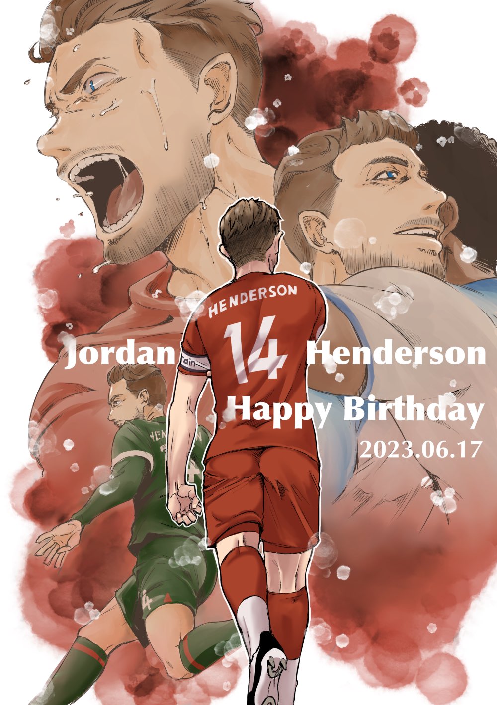 Happy 33rd Birthday to reds skipper,Jordan Henderson!!!     I sincerely wish for your happiness  