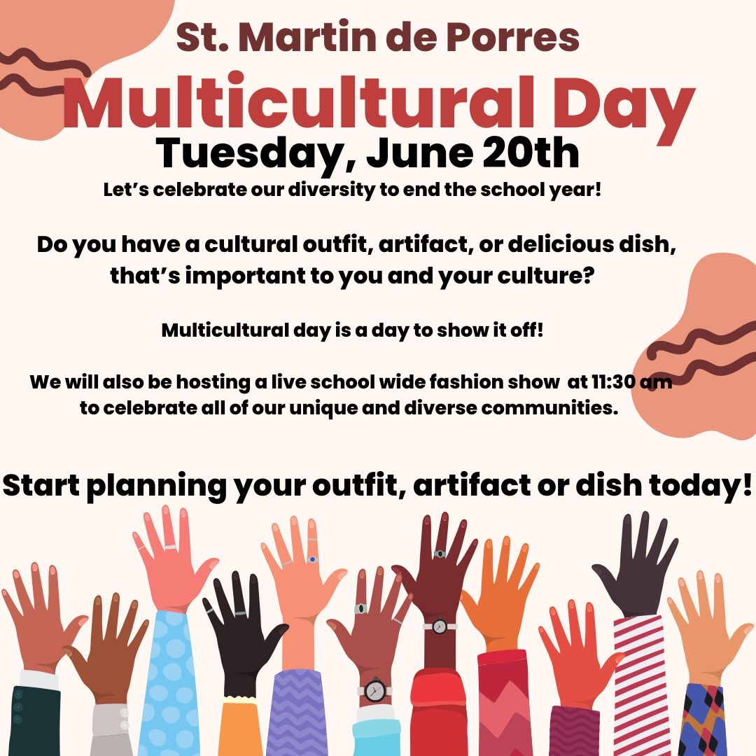 Katherine Reilley (she/her) (@mrsreilley86) on Twitter photo I could not be more excited for St. Martin de Porres Multicultural Day, happening next Tuesday! This will be a special day to celebrate the amazing diversity in our school! <a href="/StMartinOCSB/">St. Martin de Porres School</a> <a href="/MrsSrutek/">Adele Srutek</a> #multicultural #Diversity #love #equity #celebrate I could not be more excited for St. Martin de Porres Multicultural Day, happening next Tuesday! This will be a special day to celebrate the amazing diversity in our school! <a href="/StMartinOCSB/">St. Martin de Porres School</a> <a href="/MrsSrutek/">Adele Srutek</a> #multicultural #Diversity #love #equity #celebrate