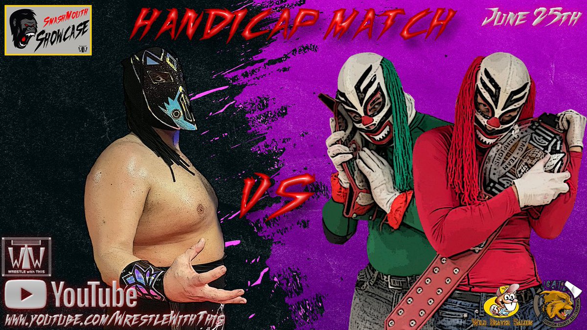 🚨BREAKING🚨 After <a href="/HybridZodiak/">Michael Xodiak 💜🪡💜💋💜🔥💜</a> got in their way at #Showcase50 the WWT Tag Team Champions <a href="/HeHeChaosHAHA/">Giggles And Twinkles</a> look to engulf The Mystic one in eternal darkness at #WWTShowcase 52 in a Handicap Match 🔥🤡⏳

June 25th at 7:00 EST on youtube.com/@WrestleWithTh… | SUBSCRIBE NOW ‼️