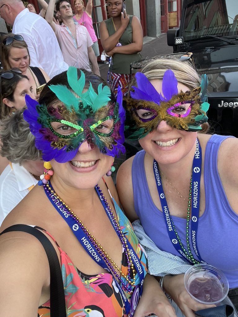 AshleyAPutnam's tweet photo. And finally, my biggest surprise of #JFFHorizons: @leahvinton who I worked with in Guatemala!

Her organization is one of ten RISE grantees focused on workforce solutions for rural immigrants and refugees @jfftweets @WESGlobalTalent 

Read more here: https://t.co/KVxT9V7Fyb https://t.co/bEWJas6BA5