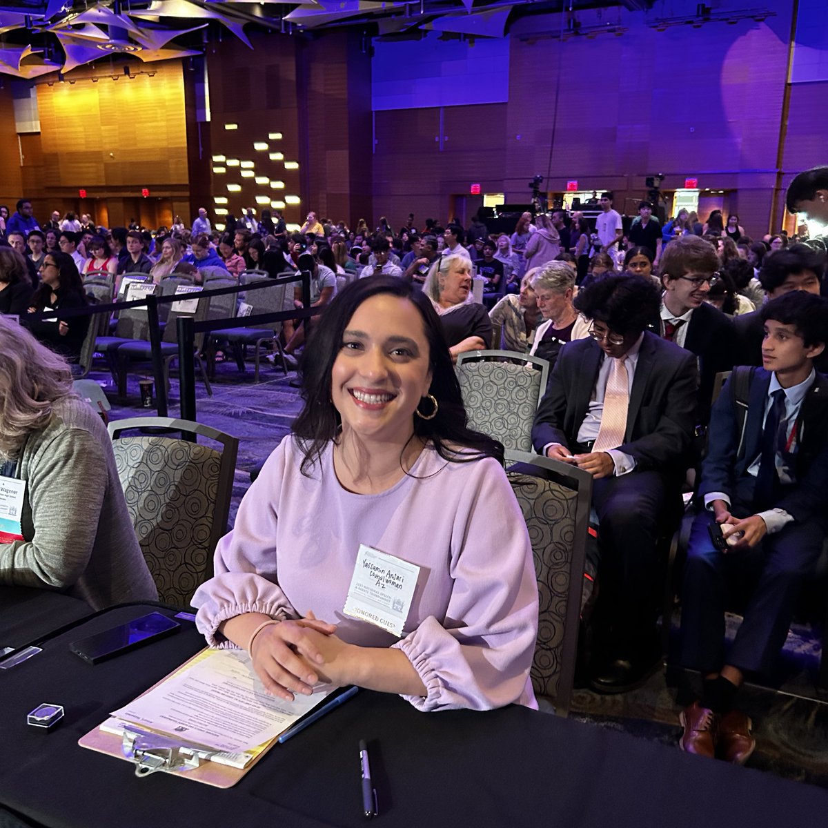 How it started ➡️ how it’s going 

15 years ago, I became the Arizona State Public Forum Debate Champion & competed in Nationals. This year, I’m so excited to judge the final round of this year’s @speechanddebate tournament, hosted right here in #dtphx. 

#WeAreSpeechAndDebate