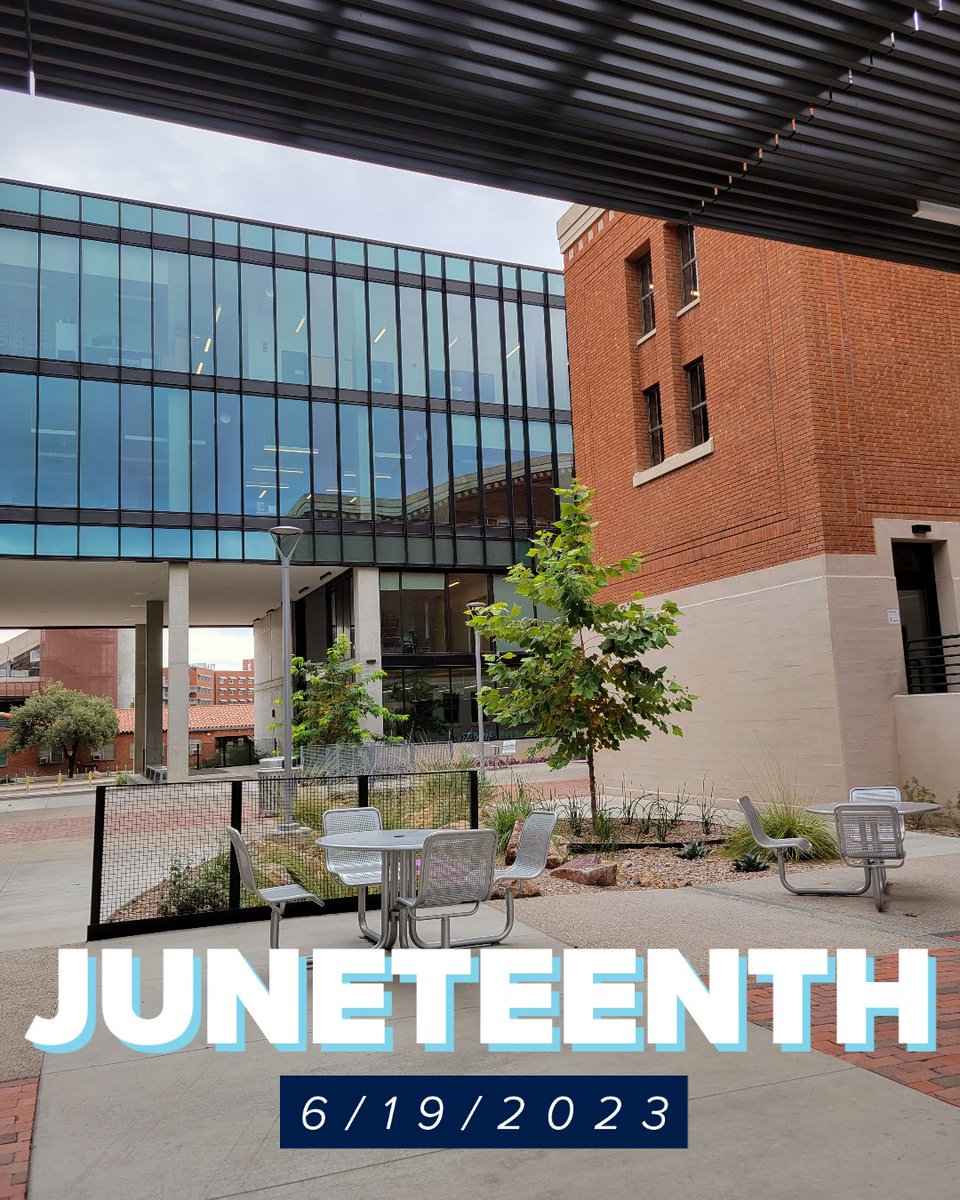 uazthinktank's tweet photo. THINK TANK will be closed Monday, June 19th in honor of Juneteenth. We will reopen on Tuesday June 20! https://t.co/xCfBLuwMEO
