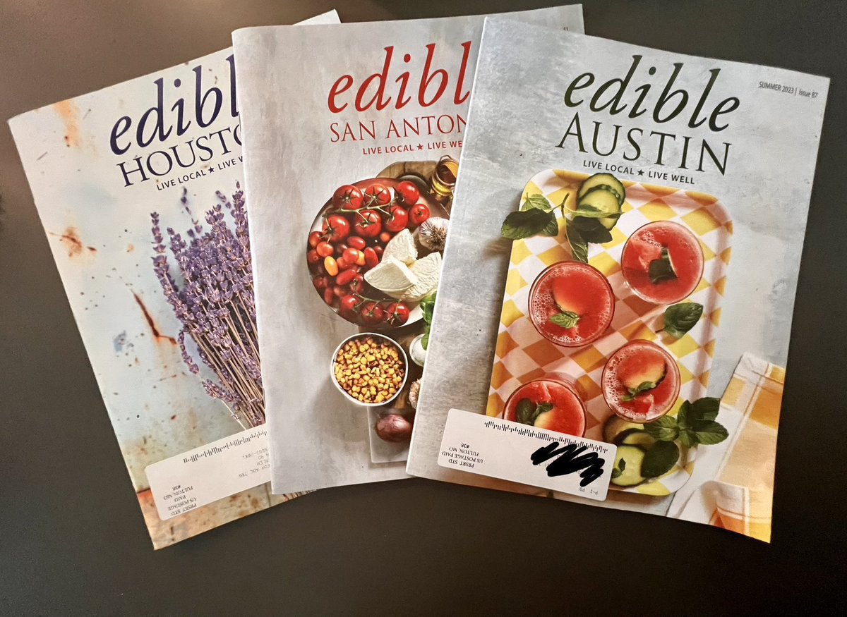 Looking for a great Texas wine to serve & enjoy as temps reach triple digits? Check out my feature on Texas Viognier in the summer issues of @edibleaustin, @edible_houston & @EdibleSA. Thank you to the incredible winemakers who shared their insights!  #txwine #wine