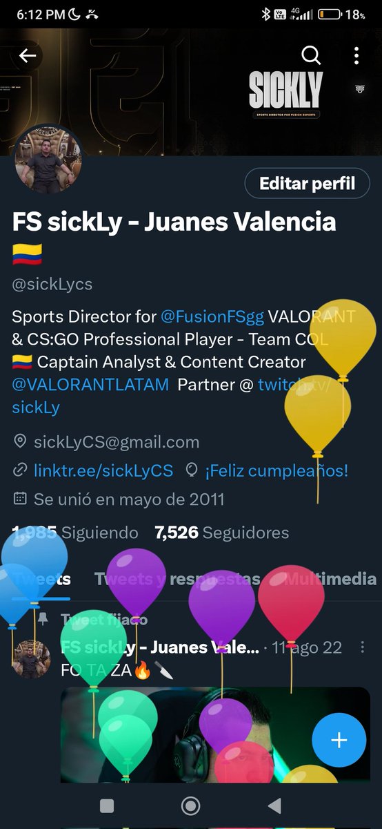 Juanes Valencia - FS sickLy tweet media