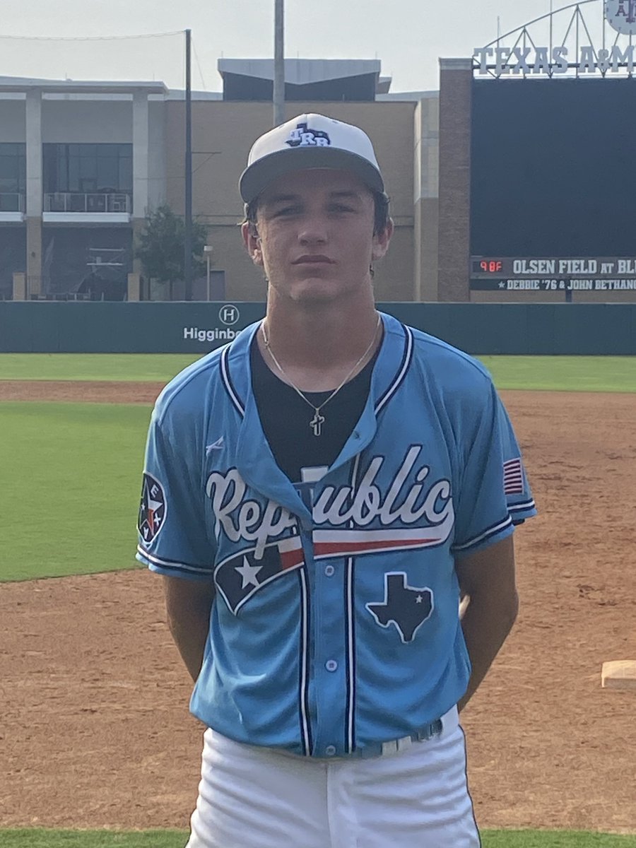 ✭Five Tool Texas✭ (@fivetooltexas) on Twitter photo F: <a href="/Tejas_Republica/">Texas Republic Baseball</a> Derner 8, Beaumont Gladiators 17U Espinal 0
PoG: <a href="/CreightonAshto1/">Ashton Creighton</a> 6 IP, 10K, 2H, 0R F: <a href="/Tejas_Republica/">Texas Republic Baseball</a> Derner 8, Beaumont Gladiators 17U Espinal 0
PoG: <a href="/CreightonAshto1/">Ashton Creighton</a> 6 IP, 10K, 2H, 0R