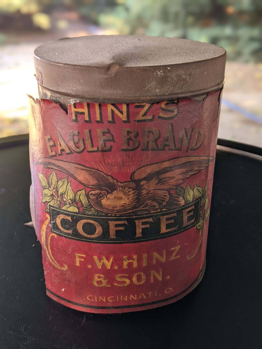 Excited to share the latest addition to my #etsy shop: RARE 1930's Hinz's Eagle Brand Vintage Tin 1# Coffee Cincinnati, OH etsy.me/46cHr1N #hinzcoffeetin #antiquecoffeetin #vintagecoffeetin #eaglebrandcoffee #collectibletin #collectiblelabel #tin #metal #katsco