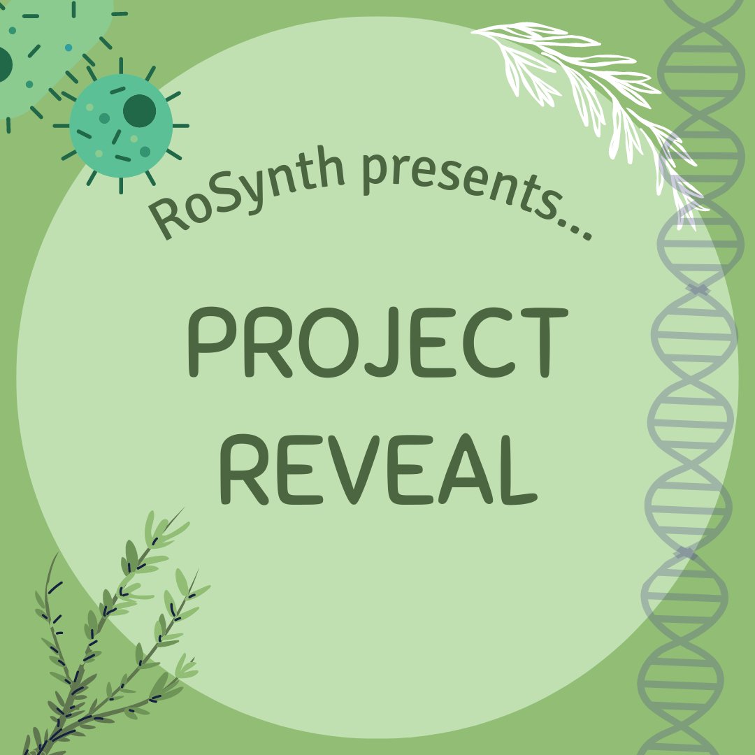 ur_igem's tweet image. Time for a Project Reveal! See what Team RoSynth will be creating this summer!
#igem #igem2023 #projectreveal
@iGEM @UofR