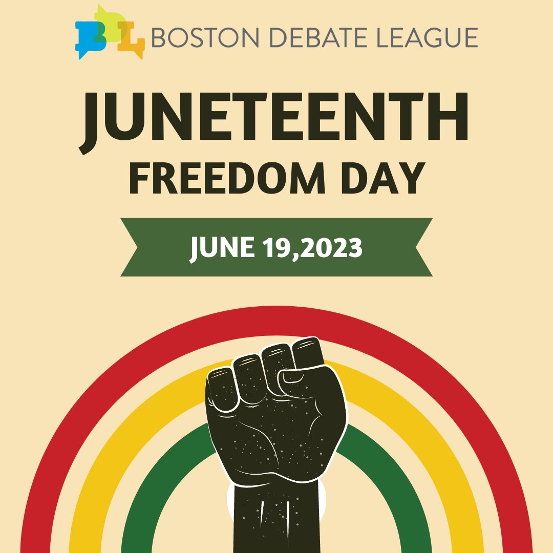Happy Juneteenth, Boston! Join in the community celebrations around town to honor and  commemorate the emancipation of enslaved Africans in the United States.

baystatebanner.com/2023/06/14/fre…