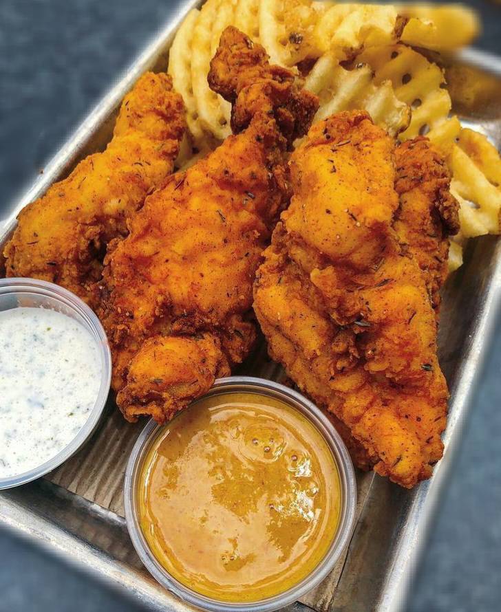 Chicken Tenders with Ranch - Honey Mustard and Waffle Fries 🍟 
homecookingvsfastfood.com 
#fastfood #homecooking #food #recipes #foodpic #foodie #foodlover #cooking #homecookingvsfastfood