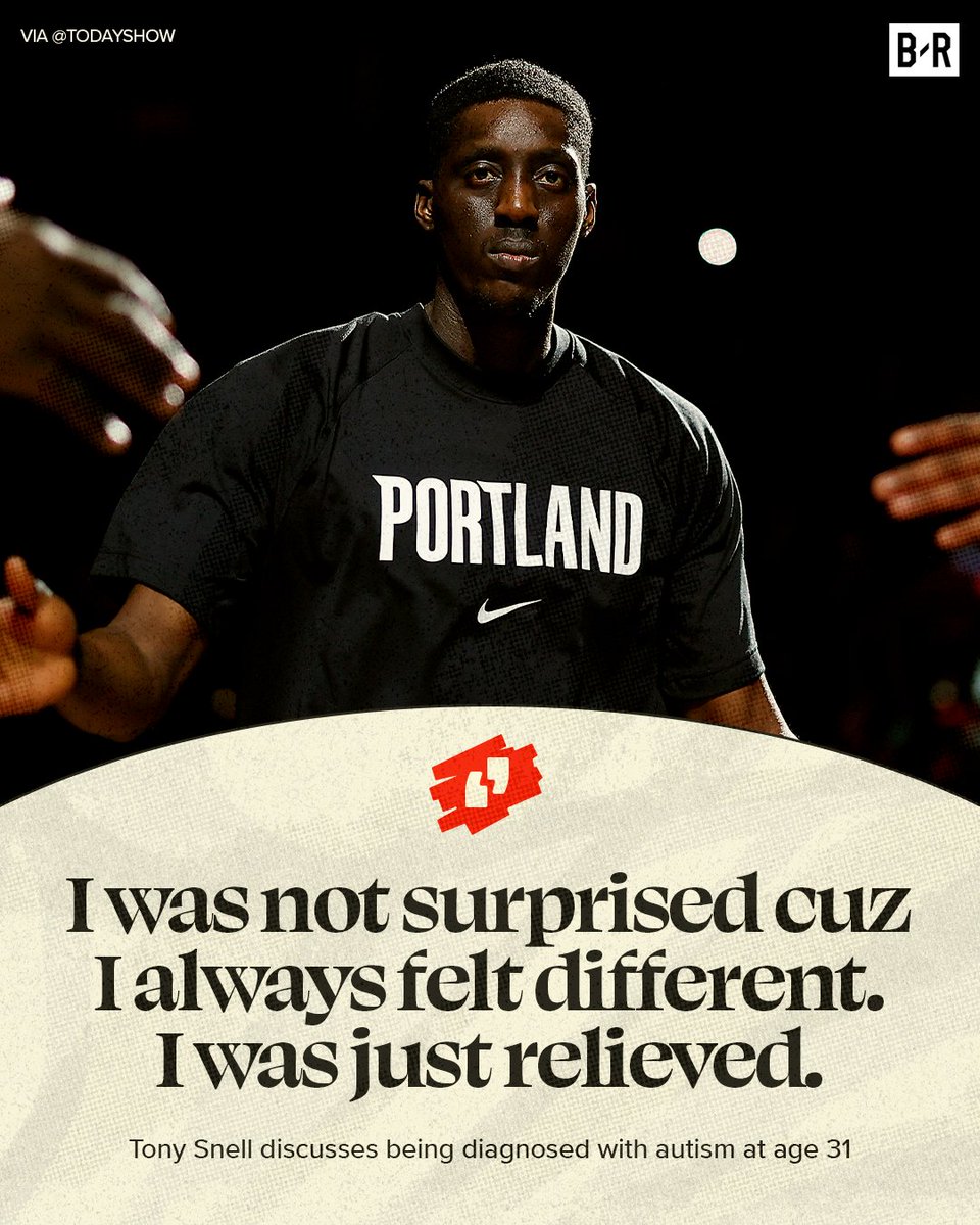 Tony Snell speaks out on his recent autism diagnosis 🙏

(via @TODAYshow)