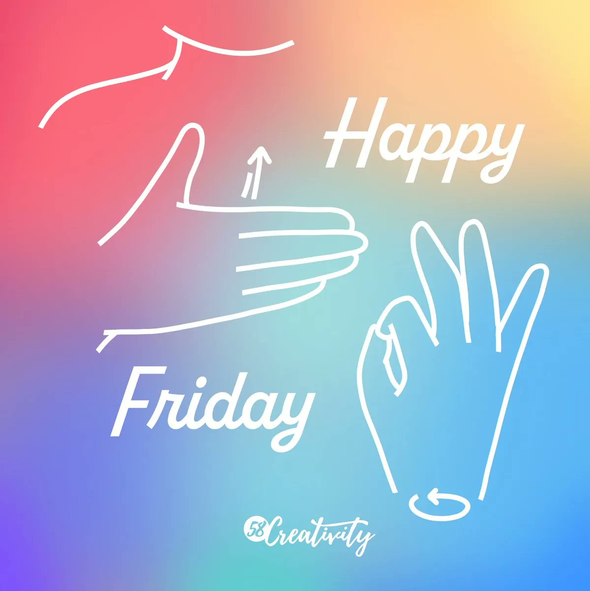 It's Friday! Hope you have a wonderful weekend!

#asl #americansignlanguage #deafcommunity #InclusionMatters