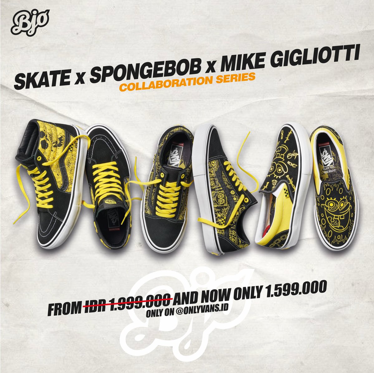 Vans Skate x Spongebob x Mike Giglioti