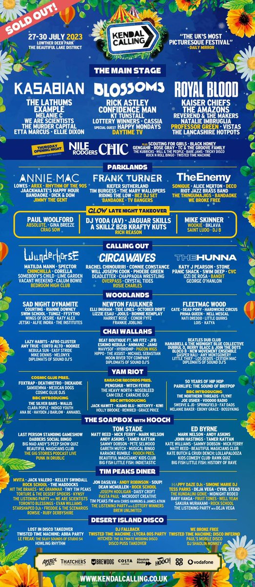 theheavynorth's tweet image. NEXT MONTH we'll be playing the SOLD OUT @KendalCalling Festival on Saturday 29th July on the Yam Riot Stage for the legendary @EaracheRecords Takeover 

See you in the fields...