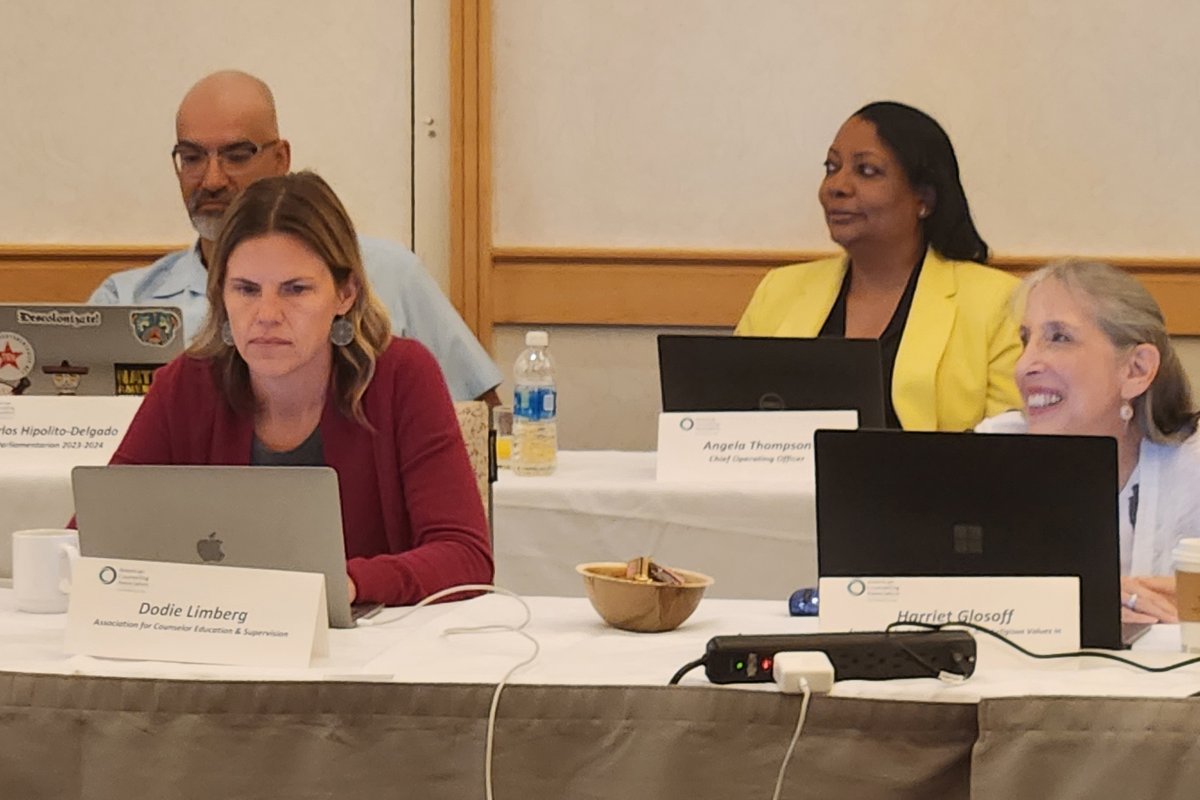 The American Counseling Association (ACA) Governing Council met this week for a productive June meeting. We thank them for the hard work on behalf of the professional counseling community! #CounselorsHelp