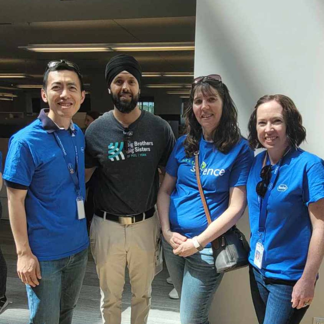 BBBSPeelYork's tweet photo. Our thanks to @RocheCanada for supporting us at their Roche Children’s Walk on June 13th 💙
The Roche Children's Walk is their signature fundraising activity where all Roche affiliates walk together on the same day to raise funds to support global children's programs. 🏃♀️🏃♂️ #RoCW https://t.co/b2GLP9R8AC