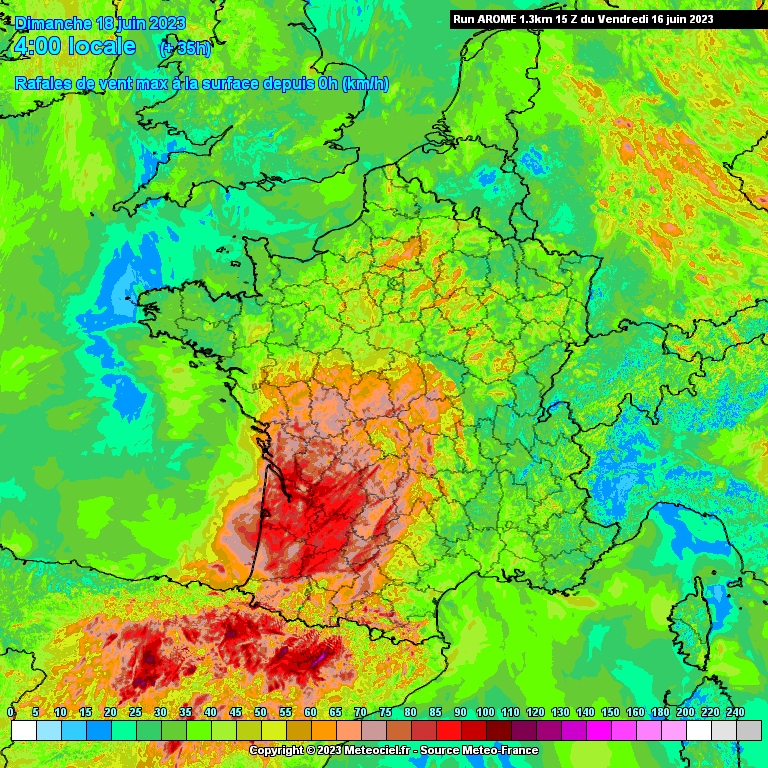 meteovillages's tweet photo. Il remontera sous forme d'#onde très #venteuse (90 à 110 km/h) et son sommet très élevé fait redouter un risque de #grêle important. https://t.co/hEigpGvCfT