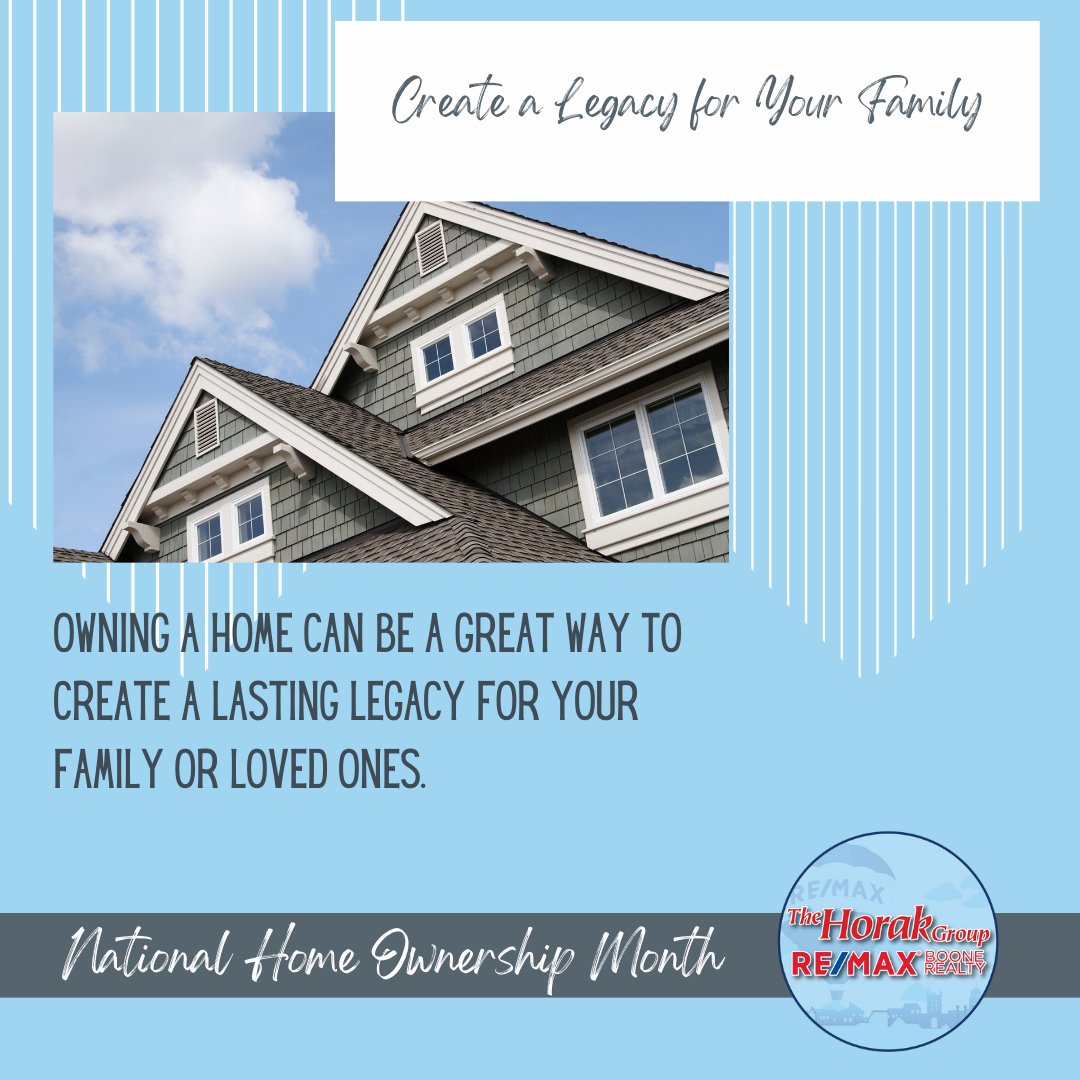 Owning a home can be a great way to create a lasting legacy for your family.Create a legacy for your family by owning a home! 👨‍👩‍👧‍👦🏡 #FamilyLegacy #HomeOwnership