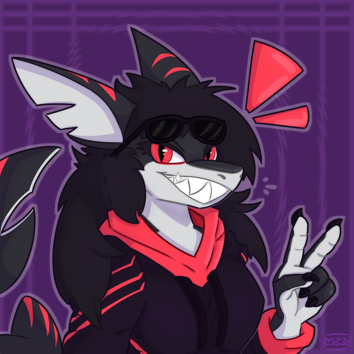 Icon for @furSUDO of her Shark!! 

Really turned out well ^^, I love drawing sharks when I get the chance! Thank you for the com!

#scalie #furry #furryart