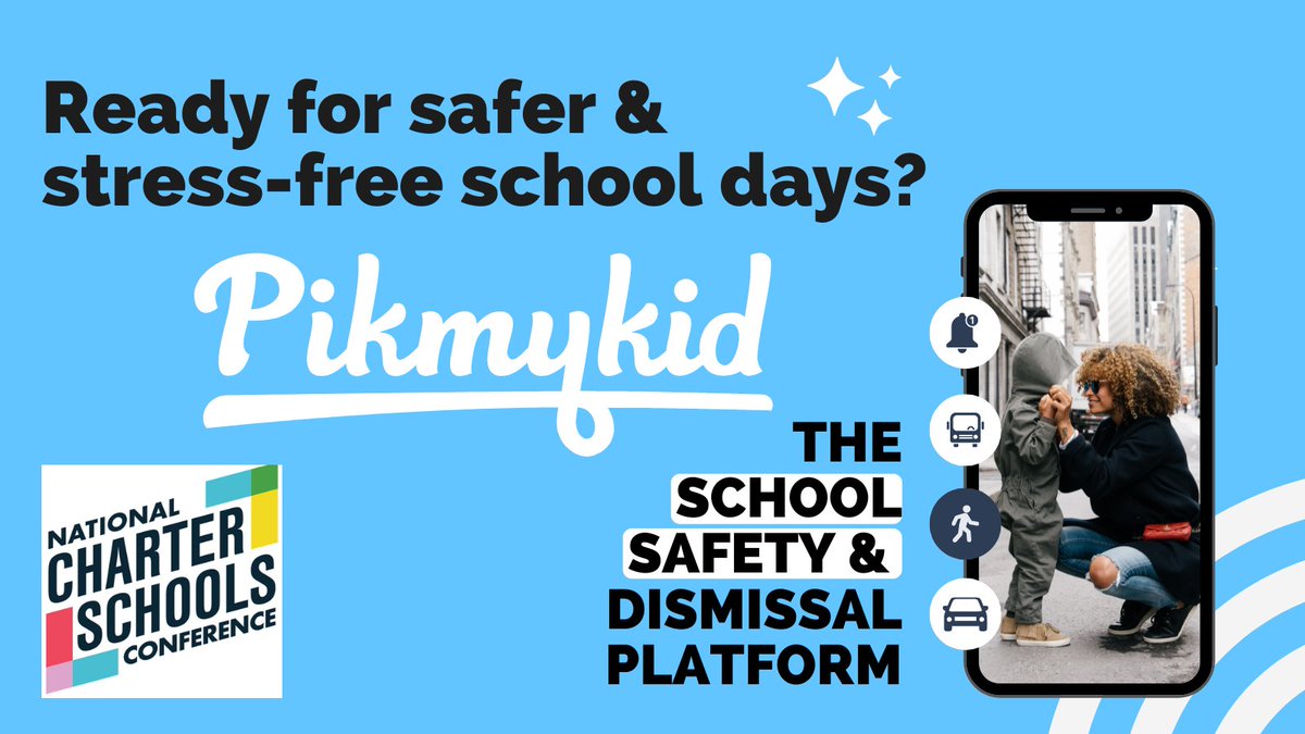 Let's talk safer and stress-free school days at the National Charter School Conference!! 🎉 Visit the Pikmykid BOOTH #1348 to see how 🖥 the platform works to help you transform your daily & emergency operations. 🚙 🚨 #pikmykid #schoolsafety #app #edtech #NCSC23