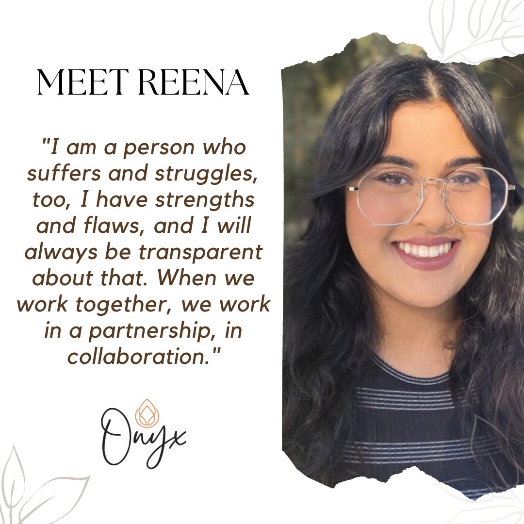 Reena is a clinical social worker with extensive experience working with people who have experienced trauma, especially those from marginalized communities.  Reena works with many areas of concerns. Schedule your first session with her at info@onyxtherapy.ca
 
#sherwoodpark