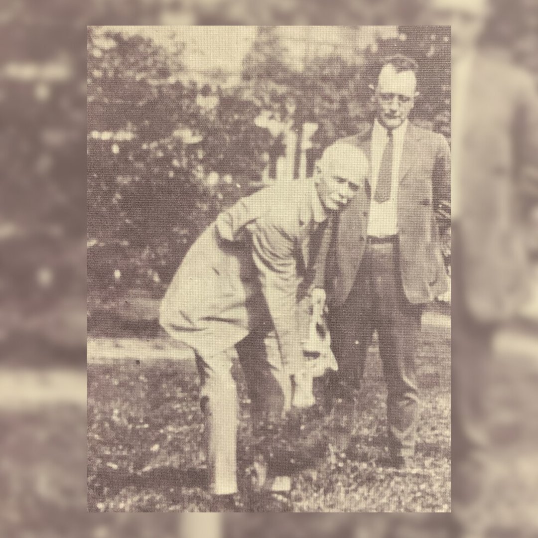 Today we mark the 100th anniversary of the first official groundbreaking ceremony for the MSU Union! Class of 1878 graduate, W.K. Prudden, received the honor of turning the first shovel of dirt. Read about the project for the campus landmark here: spr.ly/6010O4yjK