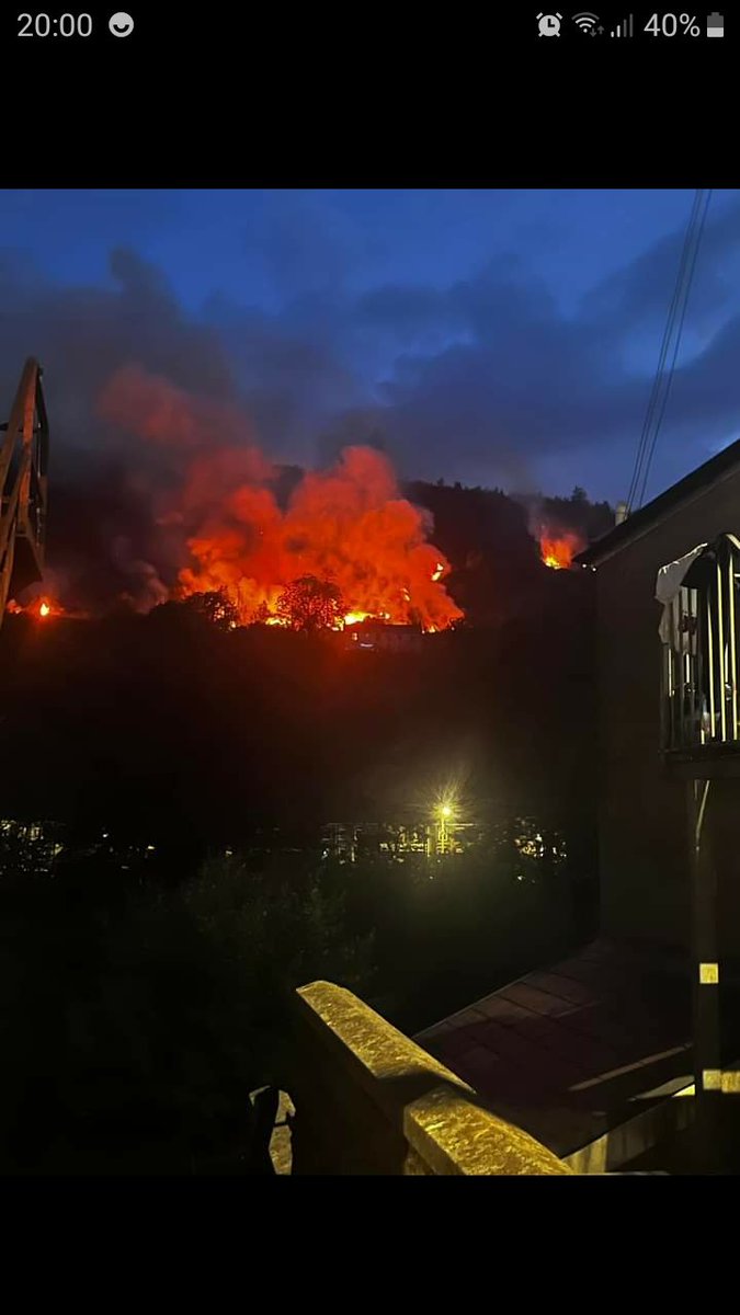A big shout out to Gorsaf Dan Ac Achub Pontycymer who for last 4 days have battled day and night to save life,property and businesses in Garw,I hope whoever is responsible for setting these fires are prosecuted.