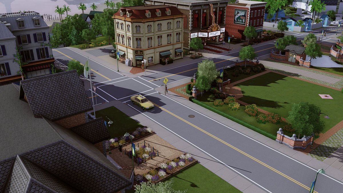 boringbonestv's tweet photo. When I started the #GetOutProject I knew I needed to make sure I wasn't creating a walking simulator, but a real representation of live Sims! Each of them has a purpose and they are not just walking around the map without any function. Watch the video later here on my profile https://t.co/NIdcB0591W