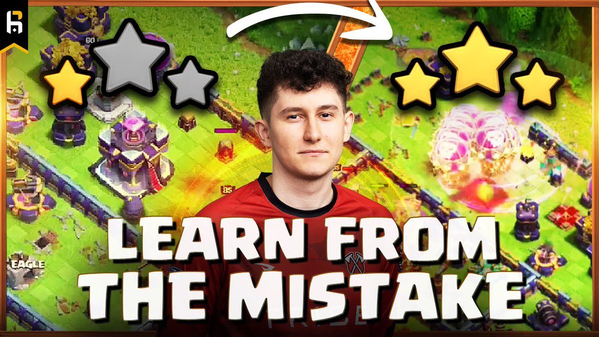 We have released a NEW video on our YouTube channel - Learn from your own mistakes!💥
Our PRO-Coach <a href="/FluxxyClash/">Fluxxy😶‍🌫️</a> shows you how to learn from your own mistakes &amp; inevitably improve your offense! 📈📈🚀
📺 youtu.be/eaUPZWpKFs4
#ClashofClans | #TH15