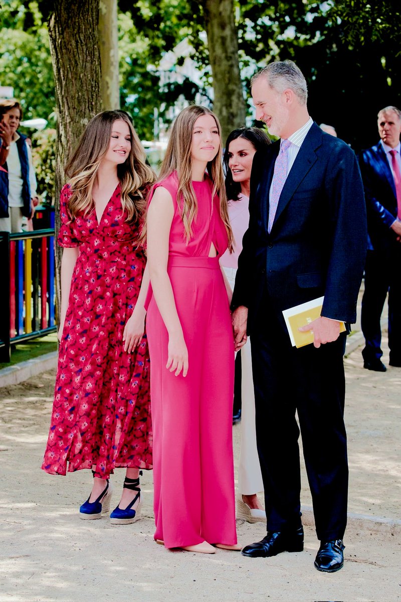 #KingFelipe #QueenLetizia #PrincessLeonor The #PrincessofAsturias and #InfantaSofia of Spain attend Infanta Sofía of Spain's confirmation, at the Asuncion de Nuestra Señora Church in the municipality of Aravaca, in Madrid, Spain ⛪ -May 25th 2023.