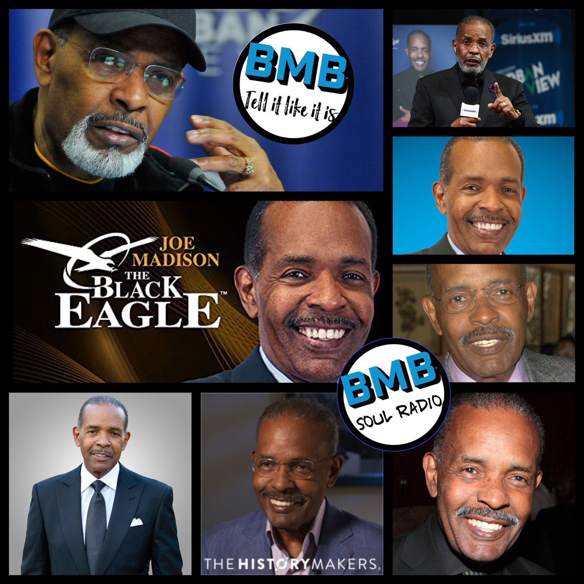 Bmbempower's tweet image. 🎉🎁🥳🎂🎈 Happy Birthday to “The Black Eagle” Mr. Joe Madison!!! He turns 74 today!!!
#HappyBirthday #JoeMadison #blackeagle #SiriusXM #UrbanView #talkradio