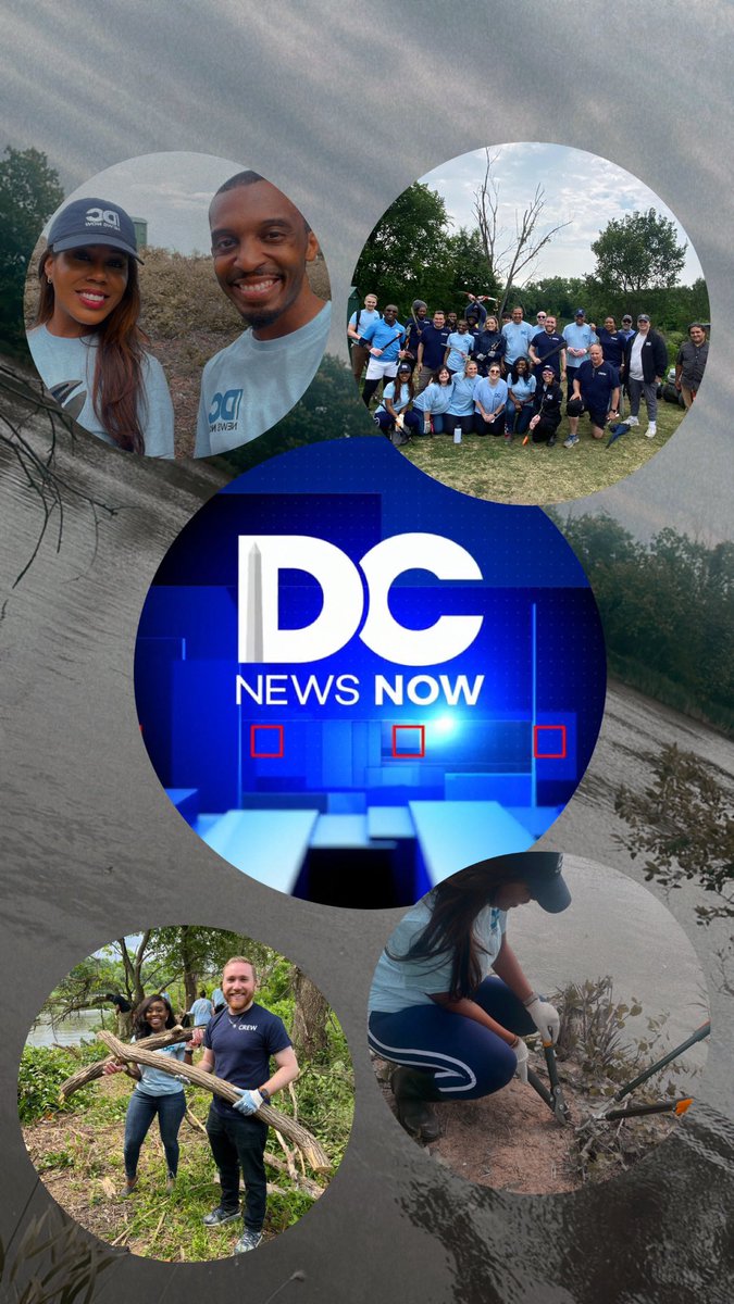 Today @NXSTMediaGroup stations company-wide celebrated #FoundersDayofCaring. The @DCNewsNow team volunteered at the Anacostia Watershed 🌊. #NexstarNation 📺 #NexstarCares 🩵