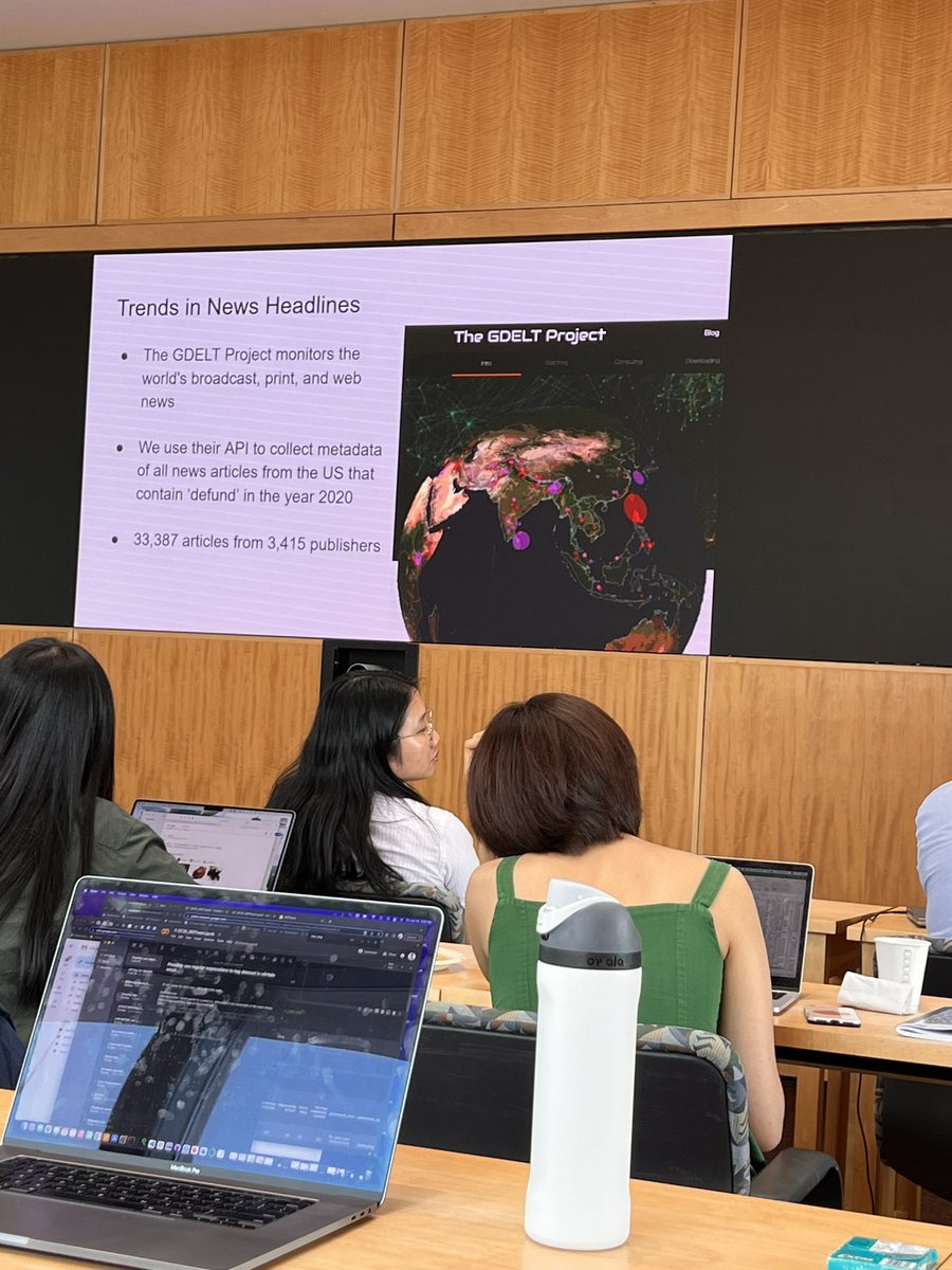 The project utilizes both television video data and news headline data to show trends in various types of “defund” in political discourse. This project is motivated by Professor Alvero’s work <a href="/aj_alvero/">AJ Alvero</a>