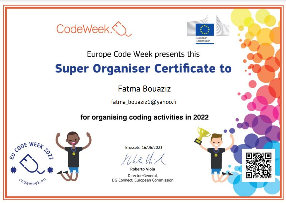 Thanks to our eTwinning project 'Code Race @SDGs'