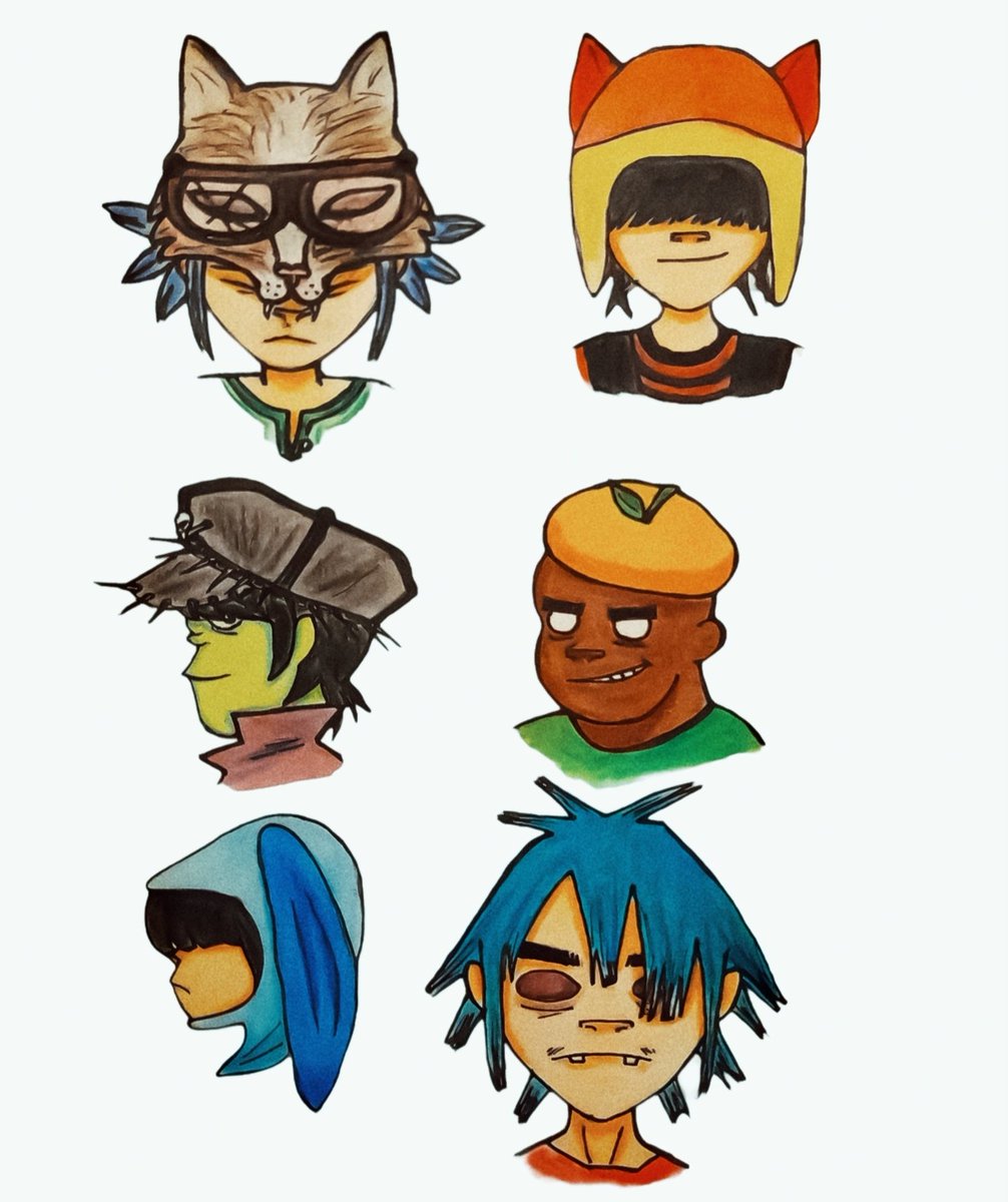 Ugly hats

#gorillazfanart #gtwt