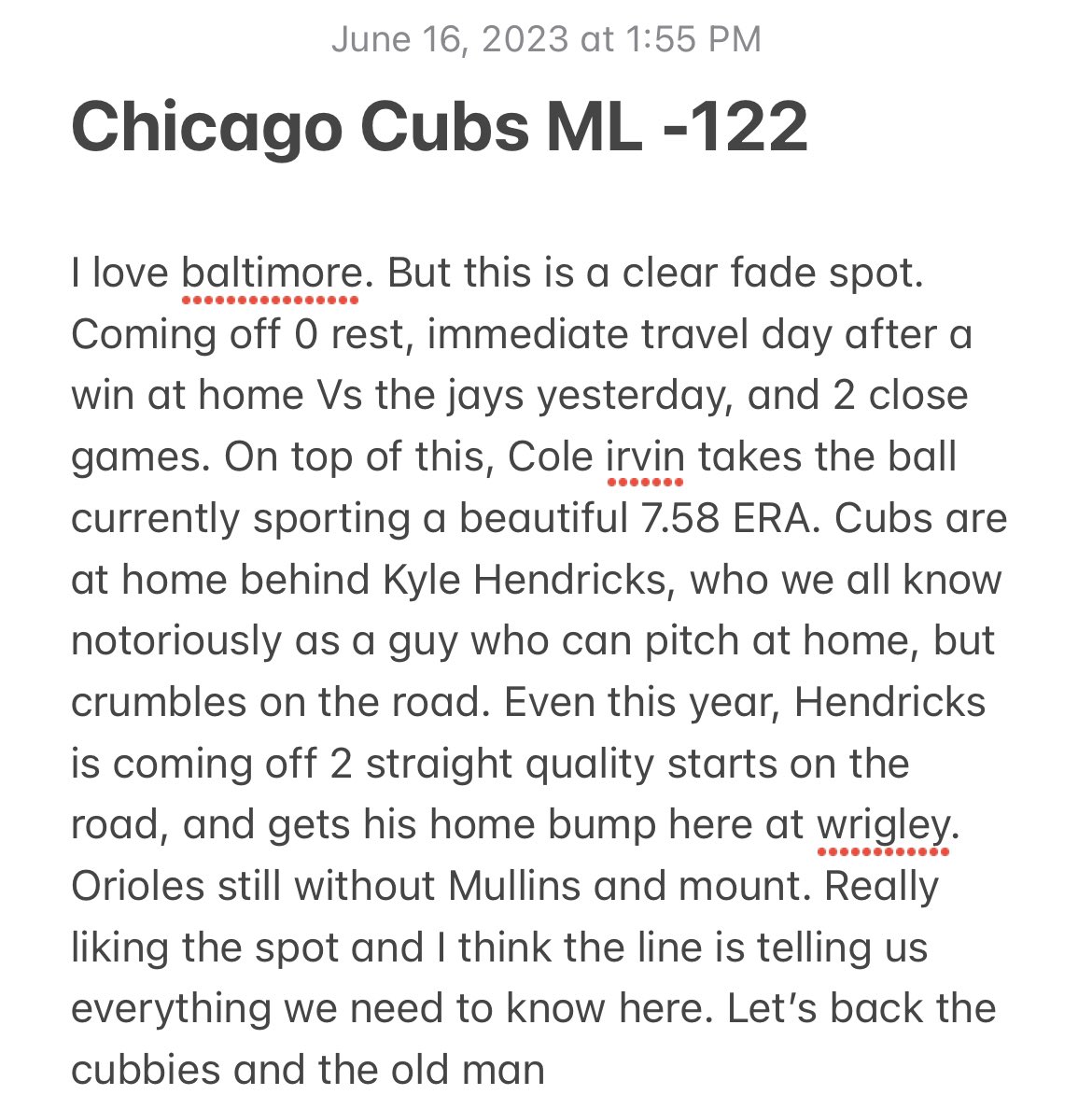 SGLDiamondPicks's tweet image. Gambling Twitter, let’s go! Cubs ML