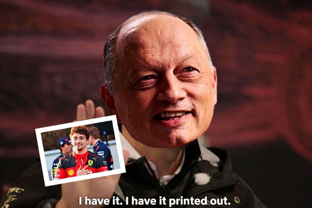 Fred Vasseur when questioned by the media on the topic of Charles Leclerc leaving Ferrari: