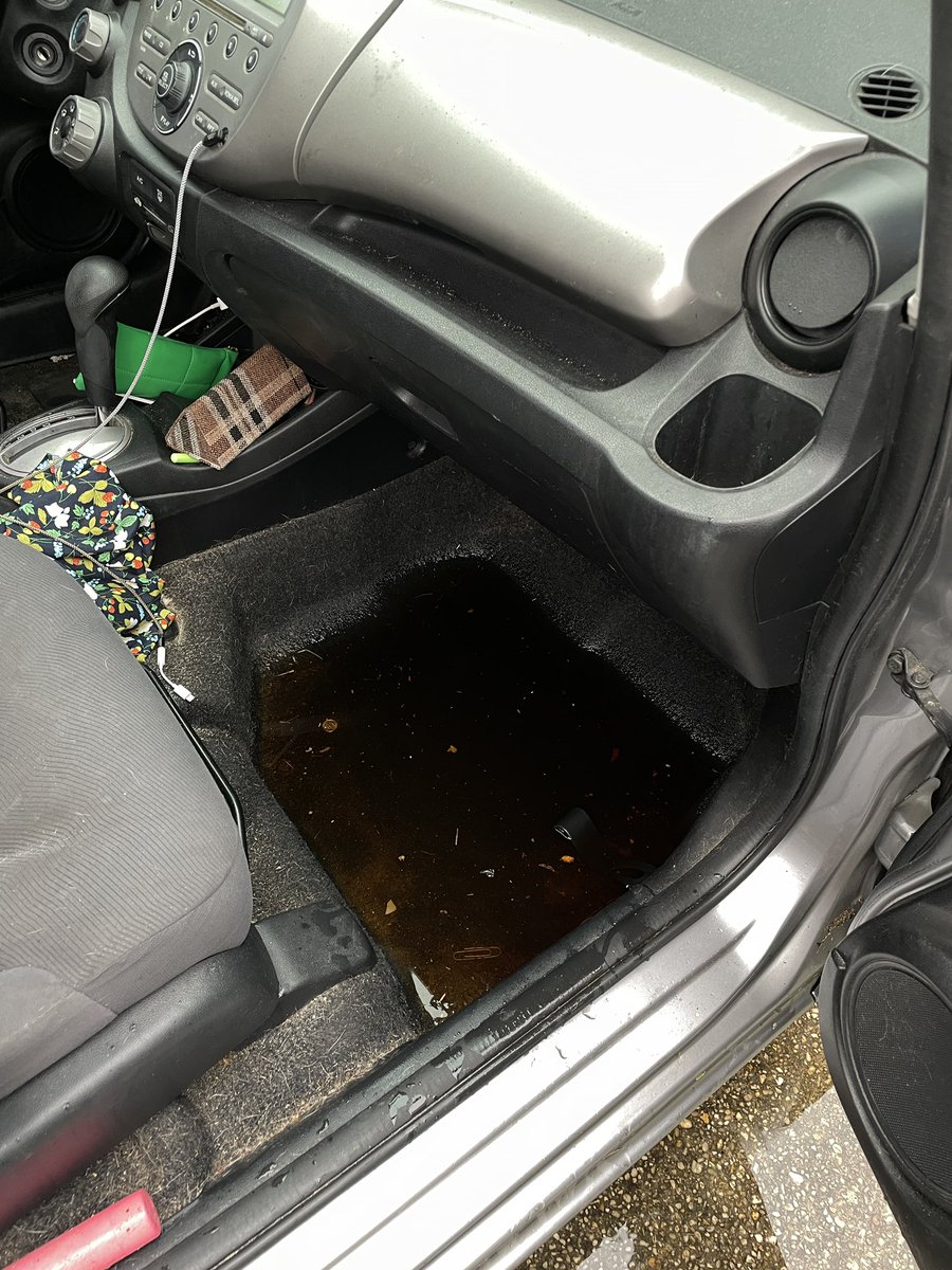 tofuteach's tweet photo. Flash flood in Pensacola last night hit me pretty hard ☹️ https://t.co/bpFHqQWg0h