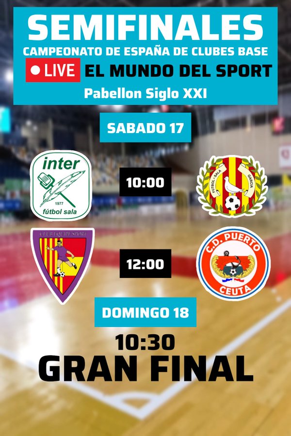 AcademiaInterFS's tweet image. LA ACADEMIA |
🚍 Rumbo al sueño 🤗.
🔝 El Infantil A @AcademiaInterFS Ⓜ️ camino de #Zaragoza para la disputa del Campeonato de España 🇪🇸. 

🖥️ Anunciado Streaming 👉 youtube.com/@elmundodelspo…

#VamosInter