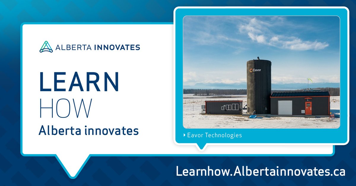 .<a href="/Eavor/">Eavor Technologies Inc.</a> has developed a revolutionary energy system known as Eavor Loop™. This tech uses the Earth's natural heat kms underground to use at the surface for heating or to generate electricity, a largely scaleable process.

Learn how #Alberta Innovates: learnhow.philespace.com/vignette/0031-…