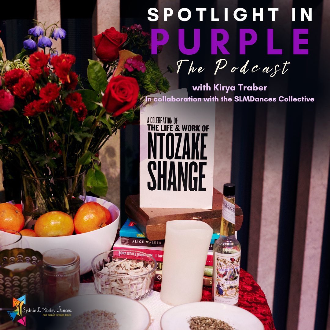 Kiryatraber's tweet photo. Spotlight in PURPLE: The Podcast is here!!! Episode 1 is my love letter to @slmdances. I’m humbled &amp; grateful to share this with you

Produced, edited, and hosted BY ME 😳 

Please listen! Link here https://t.co/oDjL8Z3ED7 and it’s available on all major podcast platforms https://t.co/49enrUb07y