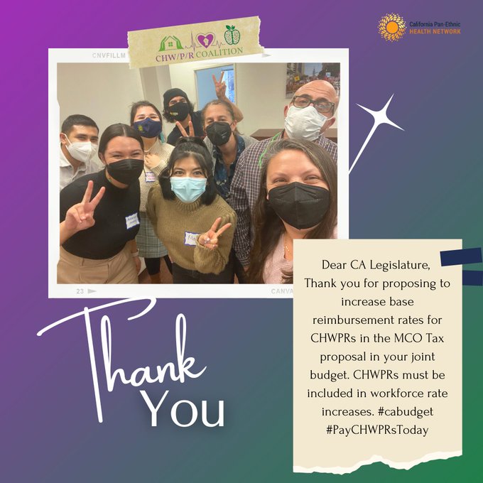 California Association of Community Health Workers tweet media