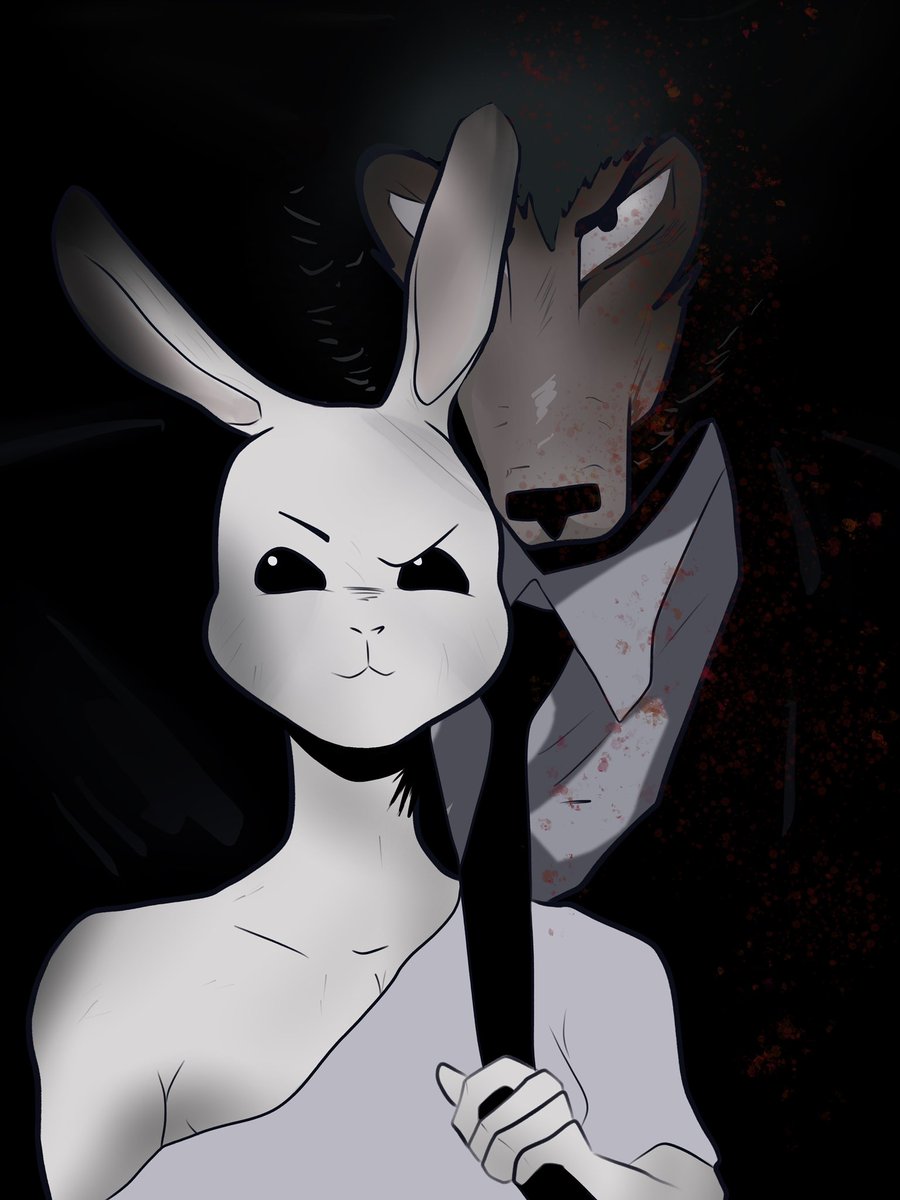 PlayTheGirl's tweet photo. Him and I 

#BEASTARS #fanart #ArtistOnTwitter https://t.co/WFiQYlBVt6