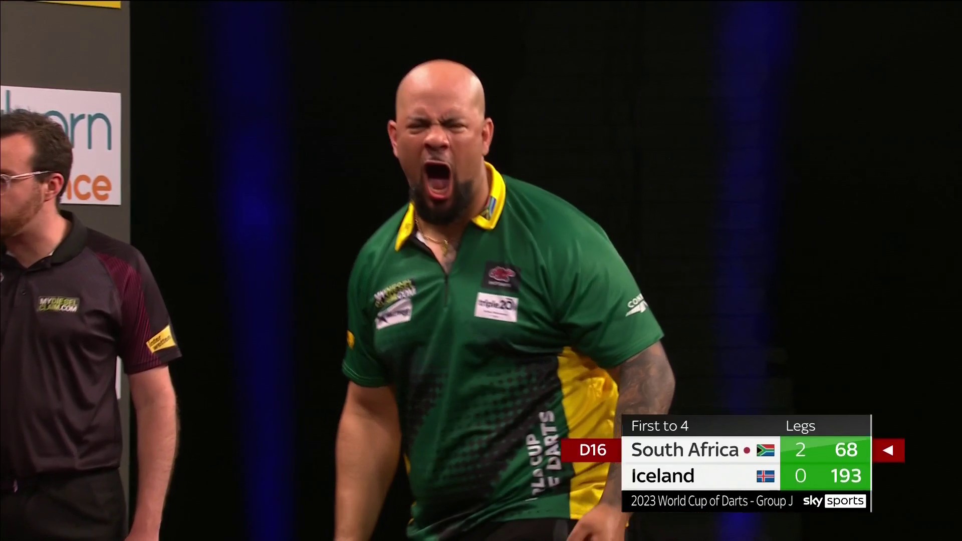 Sky Sports Darts on Twitter "The moment South Africa qualified for the
