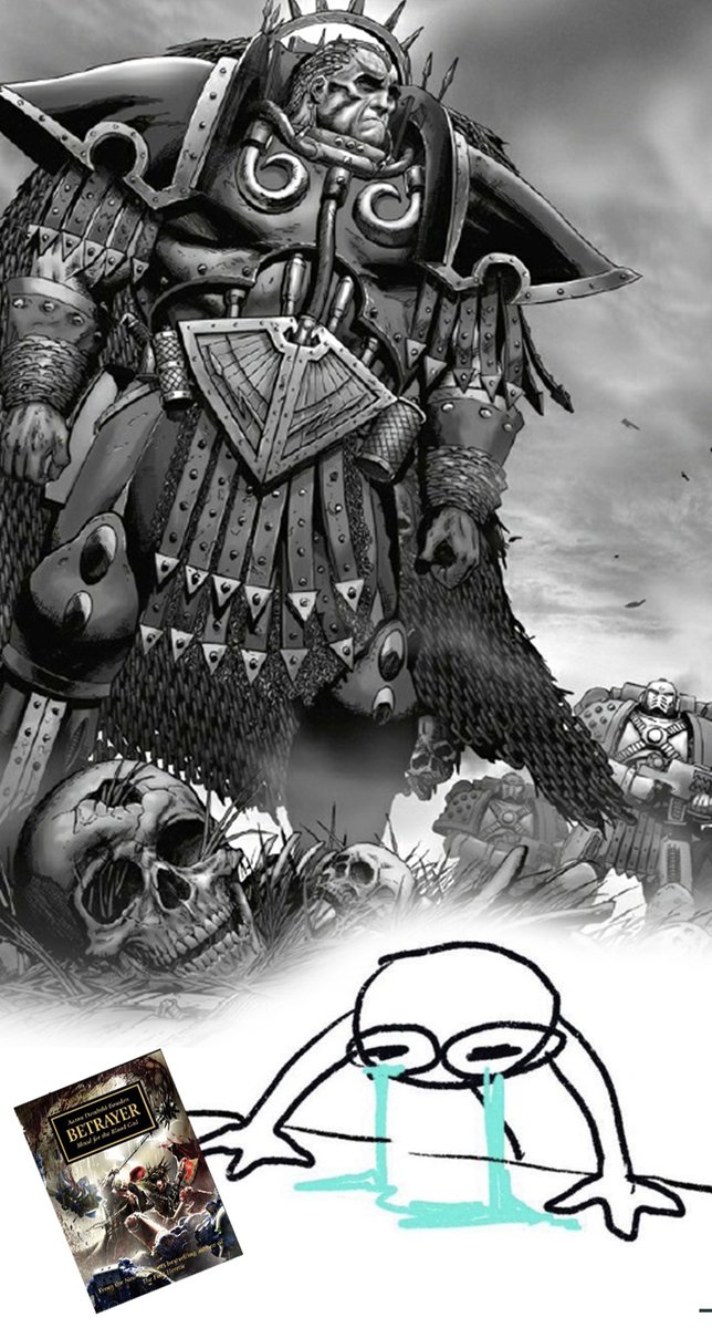 Wow. Never expect to shed a tear for a Primarch, let alone for the angriest one too. You guys aren't kidding when you say Betrayer is the best one. Holy moly I finished the second half in one go. 
Also fuck Erebus
#warhammer40k #warhammer40000
