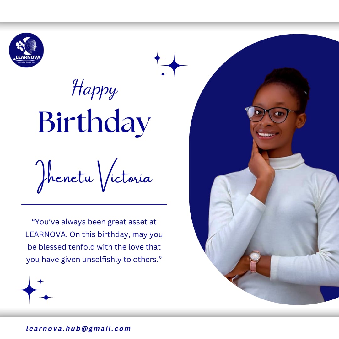 LLearnova23853's tweet photo. 🎉 Happy Birthday, @VictoriaIhenetu! 🎉

Wishing you the most extraordinary and joyful birthday celebration today! On behalf of everyone at LEARNOVA Hub, we want to take a moment to appreciate your remarkable presence and the incredible impact you've made within our community. https://t.co/kvY5WUwWZw