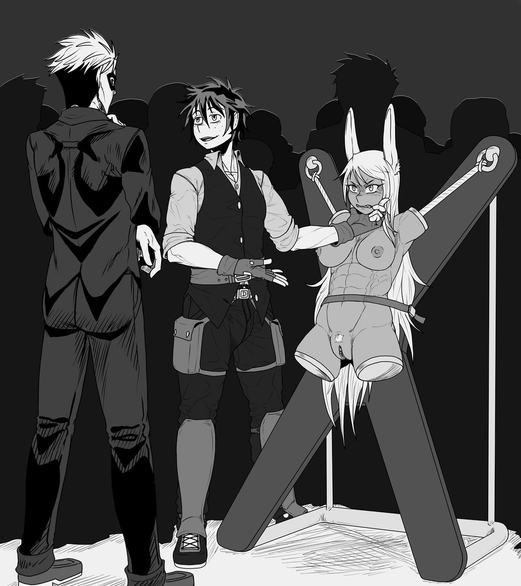 lobsterkiahlart's tweet photo. @10_dashcode don't worry, he makes sure that his girls get prosthetic limbs so they can still go around as they like, unlike the people he's hired to delimb and onahole https://t.co/CjYu2hr70c